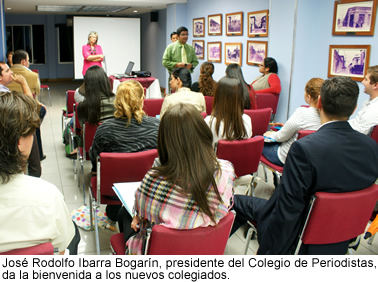 José Rodolfo Ibarra Bogarín, curso de inducción de abril